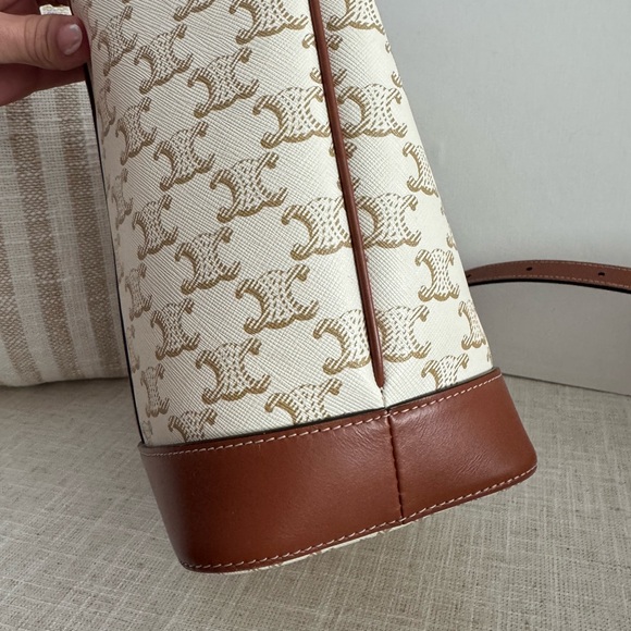 Celine Brown and Cream Women's Bag - Picture 7 of 10